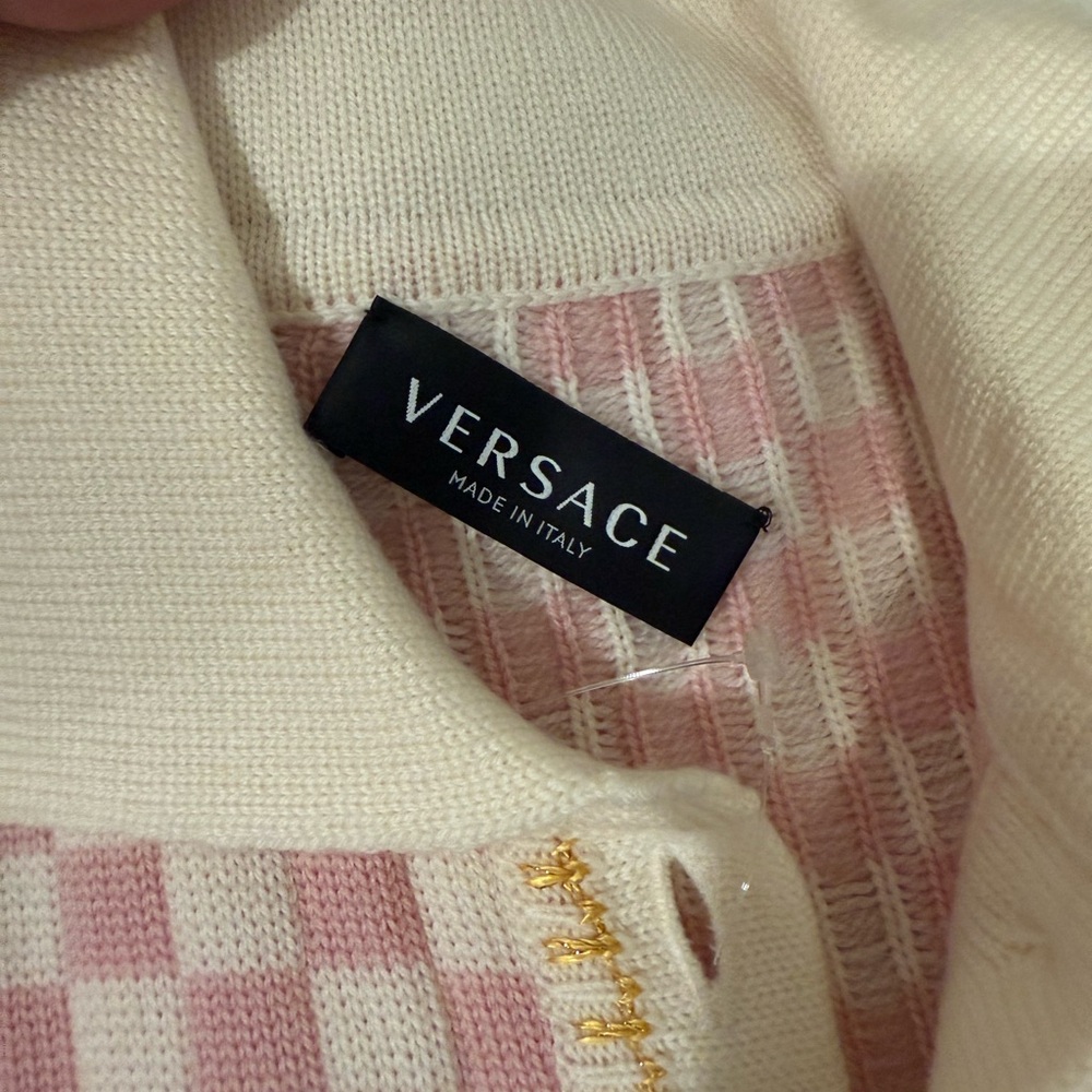Versace Checkered Wool Set - image 7